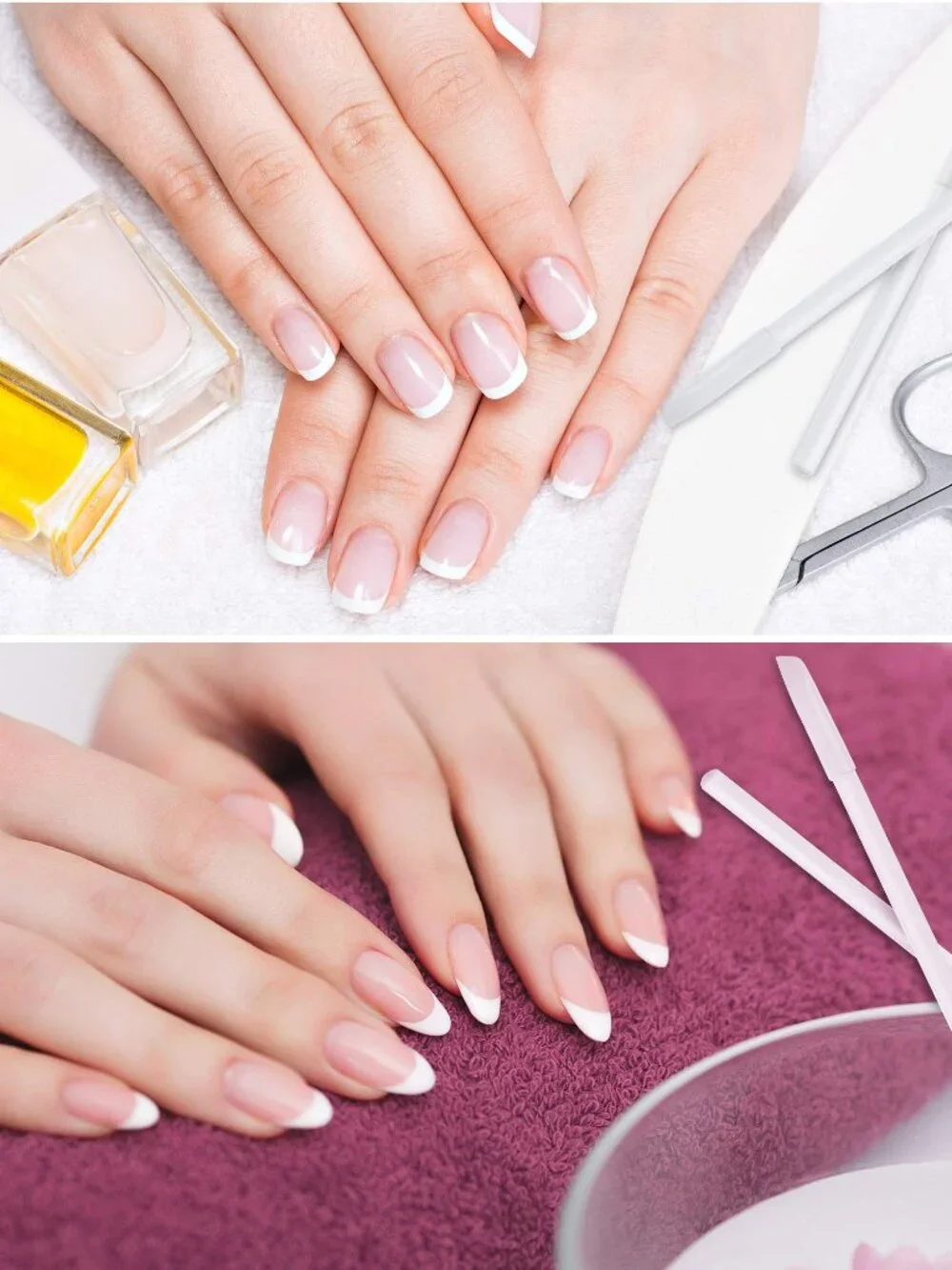 Maitys 1 Piece Nail Whitening Pencil 2-in-1 White Nail Pencil DIY Design Manicur